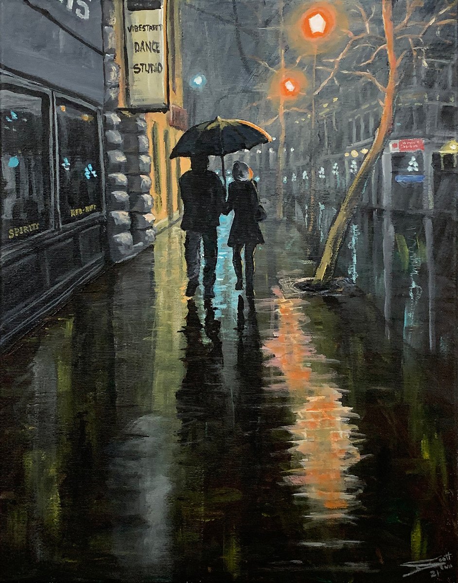 Broad Street Victoria Rain Umbrella