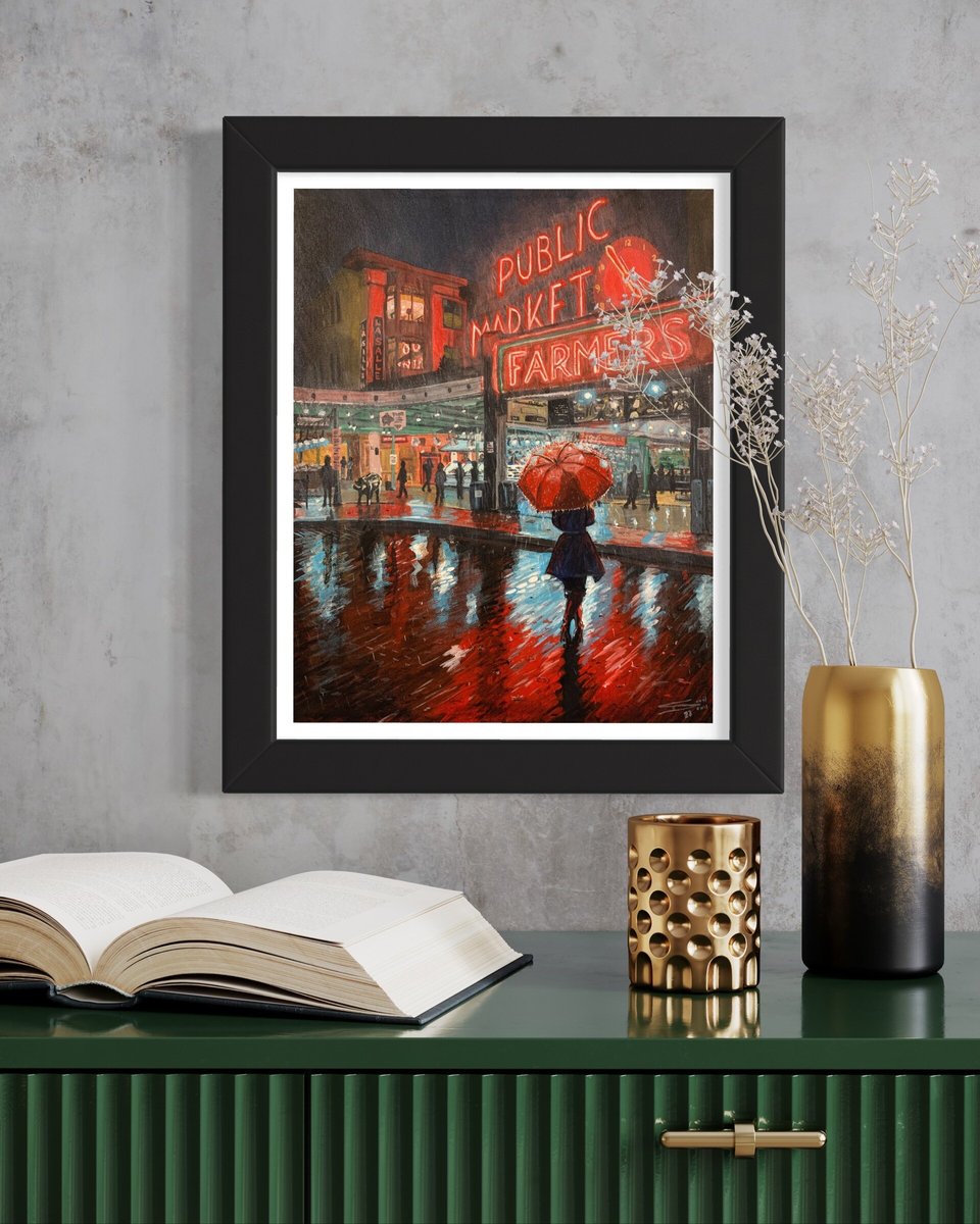 Pike Place Market Framed Artwork